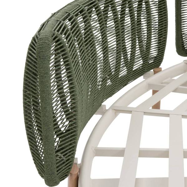 Gartenmöbelgarnitur MYLORE Beige - Kunststoff - 105 x 75 x 420 cm