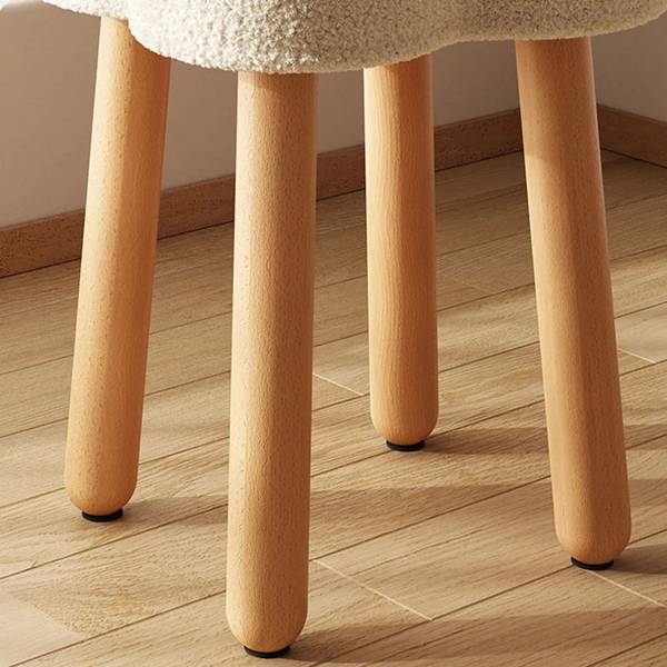 Hocker Klee  III Weiß - Holzwerkstoff - 31 x 44 x 31 cm