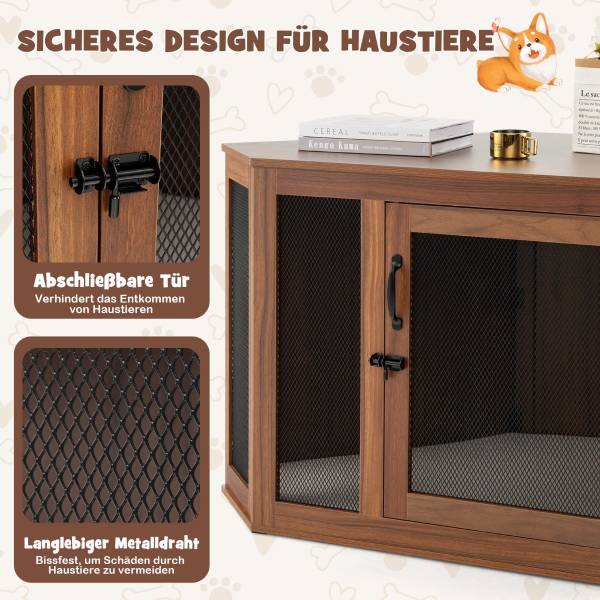 Hundebett 17042836 Braun - Metall - 1 x 1 x 1 cm