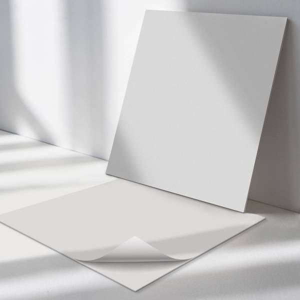 Selbstklebefliesen Silber 4er Set 50 x 50 cm