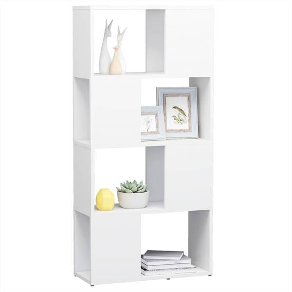 Bücherschrank 3008348-2 Weiß - Holzwerkstoff - 60 x 124 x 24 cm