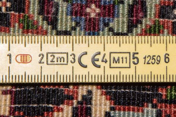 Handgeknüpft Kurzflorteppiche Rot - Wolle - 78 x 1 x 103 cm