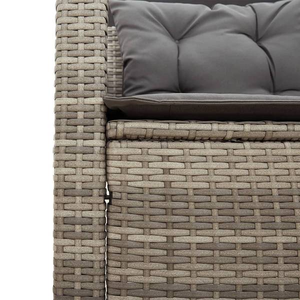 Gartensofa 3034094-2 (2-teilig) Grau