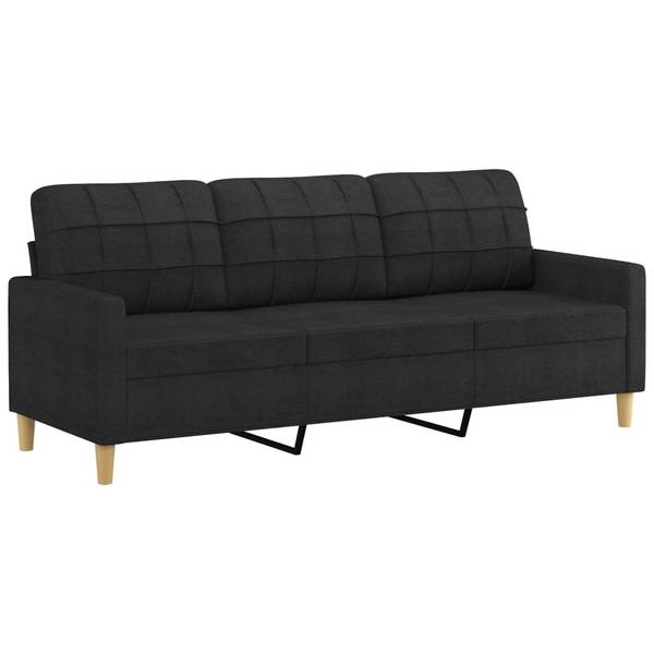 Sofagarnitur 3032141-3 (3-teilig) Schwarz