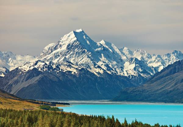 Vlies Fototapete Berge Landschaft Natur 254 x 184 cm