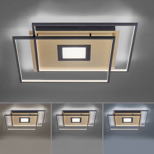 LED Deckenlampe Q-AMIRA Schwarz