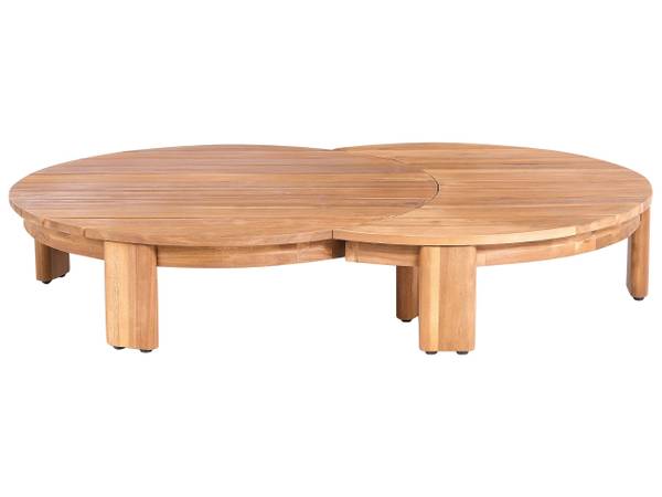 Couchtisch ARZELLO Braun - Massivholz - 90 x 24 x 135 cm