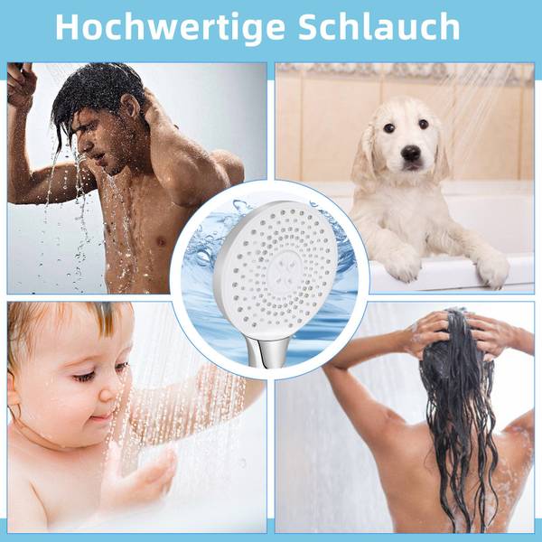 Tête de douche DuschPurVitality Argenté