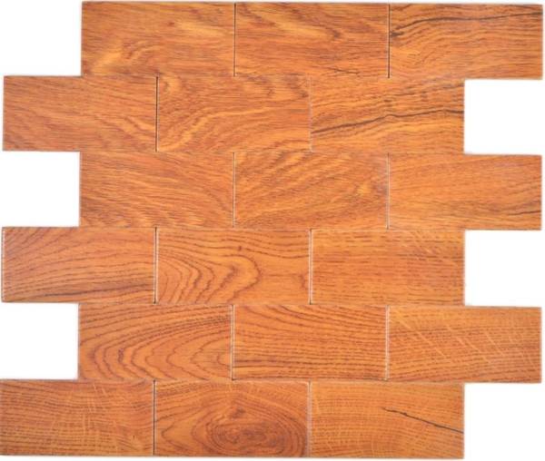 Mosaikfliesen 200-W1103 Selbstklebend Braun - Vinyl - 30 x 30 x 30 cm