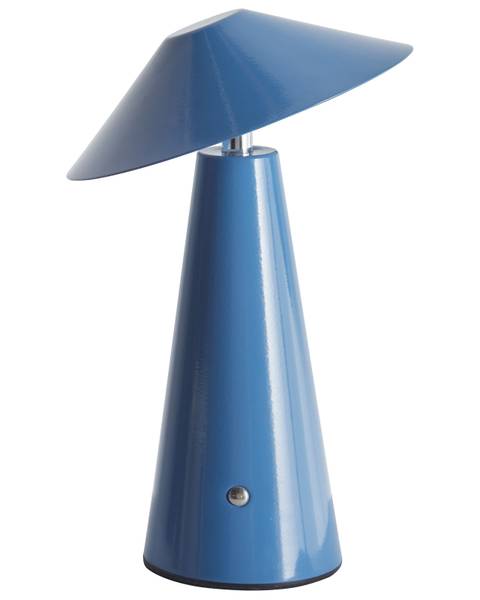 Tafellamp APAYAO 2-delig zwart - blauw - zilver - wit