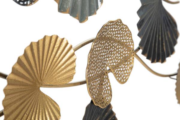 Wanddekoration Web B Metall - 4 x 56 x 105 cm