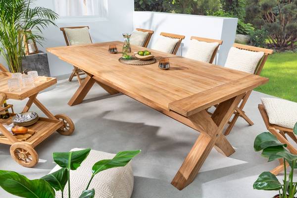 Gartentisch EMPIRE TEAK Breite: 220 cm