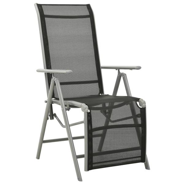 Gartenstuhl 3007838 (2er Set) Silber - Aluminium - 69 x 110 x 59 cm