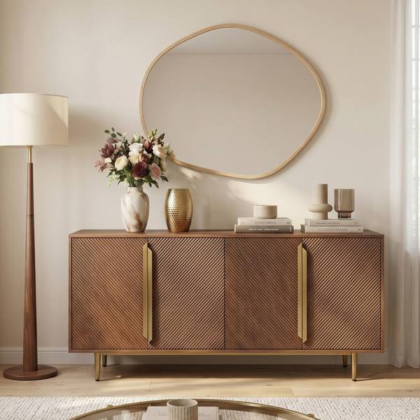 Sideboard TAGULA Braun - Mango - 180 x 75 x 45 cm