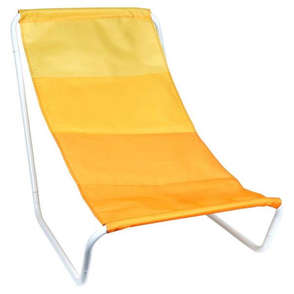 Strandliege 489272 Gelb - Metall - 52 x 60 x 86 cm