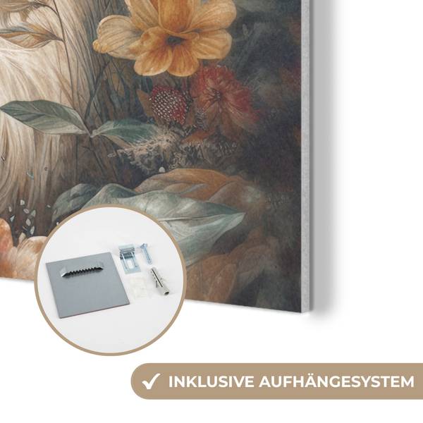 AKUSTIKBILD Löwe 80 x 60 cm