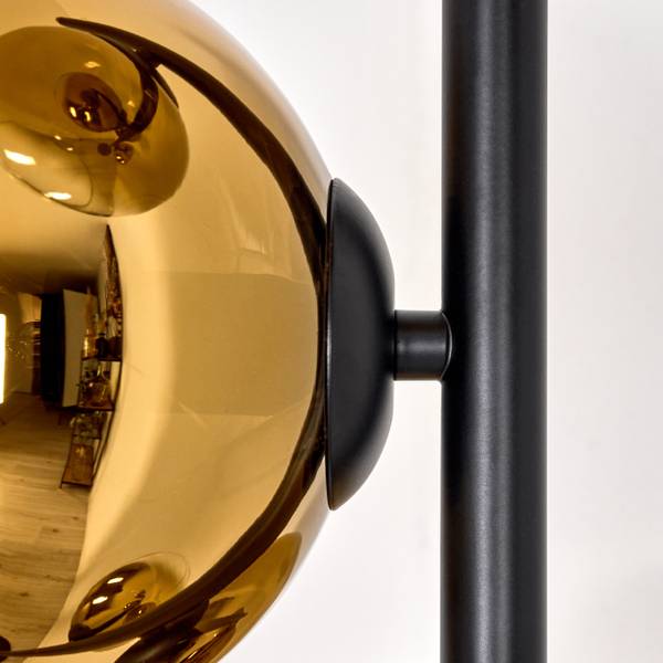 Stehlampe Cesaro Gold - Metall - 31 x 160 x 69 cm