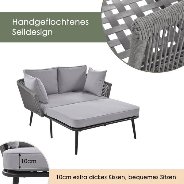 Gartenlounge Rhea Ⅳ Grau