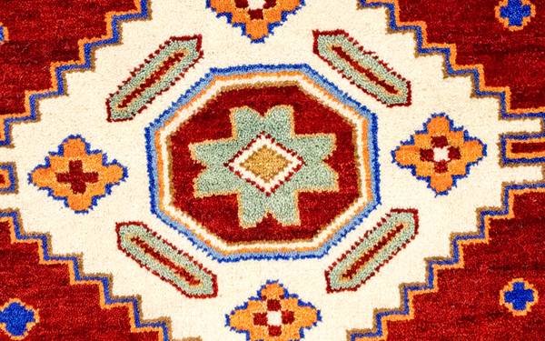 Orientteppich Oriental Rot - Wolle - 168 x 2 x 241 cm