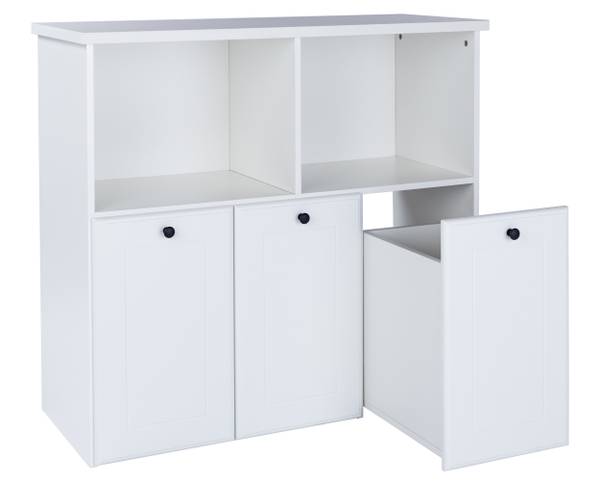 Kinderzimmer-Set Thilo 4-tlg. Weiß - Holzwerkstoff
