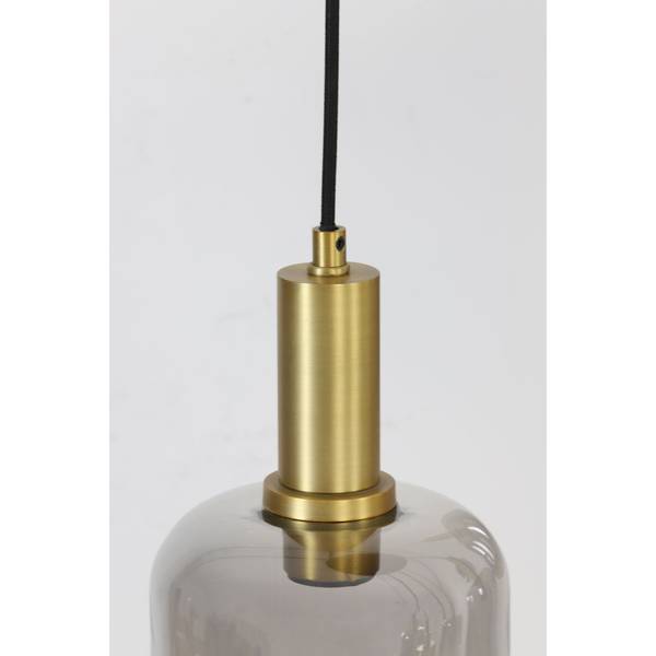 Suspension Lekar Marron - Verre clair - 66 x 80 x 66 cm