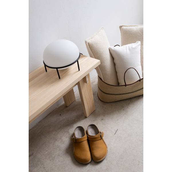 Mittlere Bank Begur Unlackiert Braun - Kiefer - 120 x 46 x 35 cm
