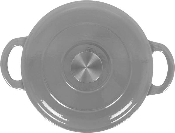 Schmortopf EW-GE-1365G Grau - Gusseisen - 24 x 12 x 31 cm