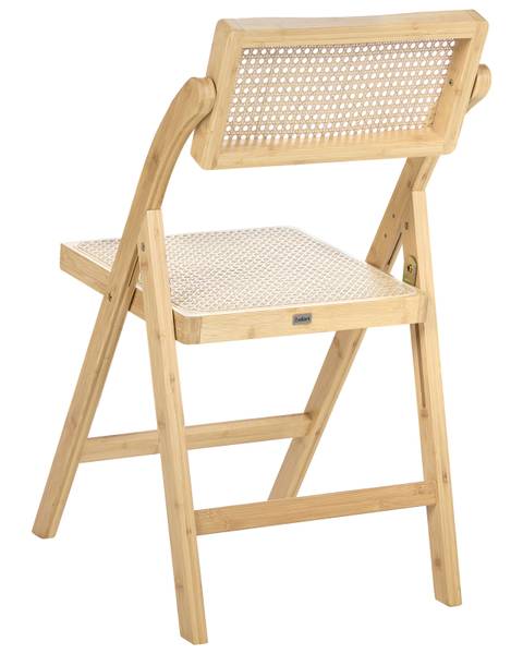 Stuhl MODANE 2-tlg Beige - Braun - Hellbraun