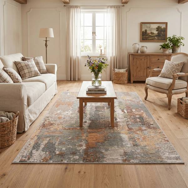 In und Outdoor Teppich Vintage Taupe - 200 x 290 cm