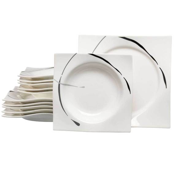 Tafelservice Dacapo 12-teilig Pinie - 24 x 28 x 28 cm