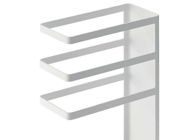 Schirmständer Layer Weiß - Metall - 23 x 44 x 10 cm