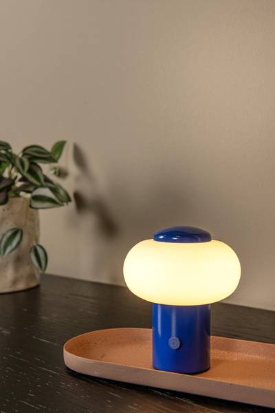 Lampe de table GUSTAV Bleu - Multicolore