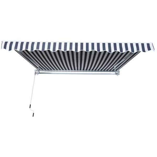 Markise 840-174 Schwarz - Weiß - Kunststoff - 3 x 1 x 4 cm