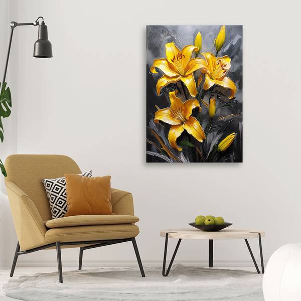 Leinwandbild Blumen 1-Teilig 70 x 100 cm