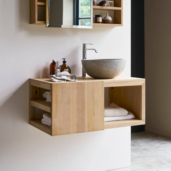 Waschtischunterschrank Typo Beige