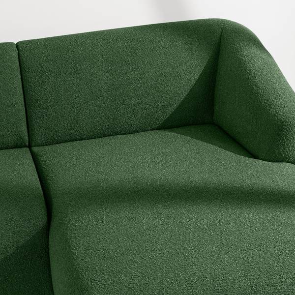 Hoekbank rechts VIRA groen - bouclé