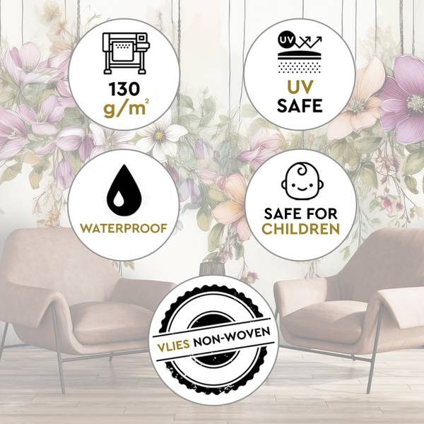 Fototapete Blumen Botanik Pflanzen 400 x 280 cm