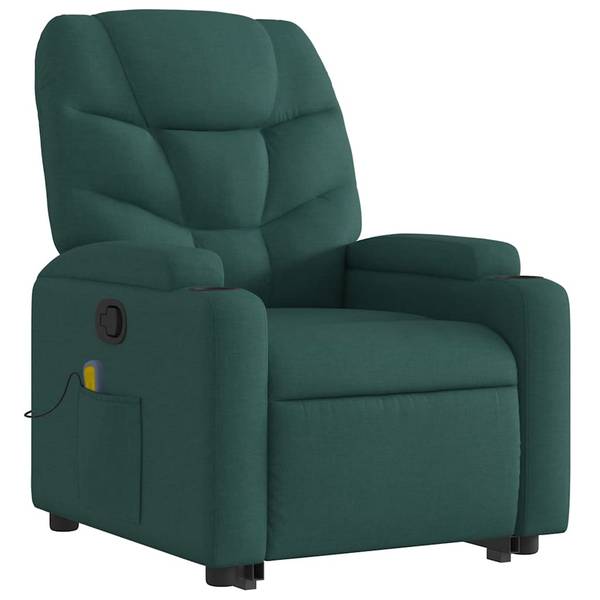 Fauteuil inclinable de massage 3032386-2 Vert foncé