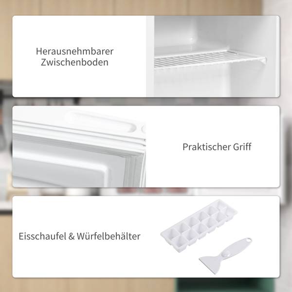 Mini-Gefrierschrank 800-127V91WT Weiß