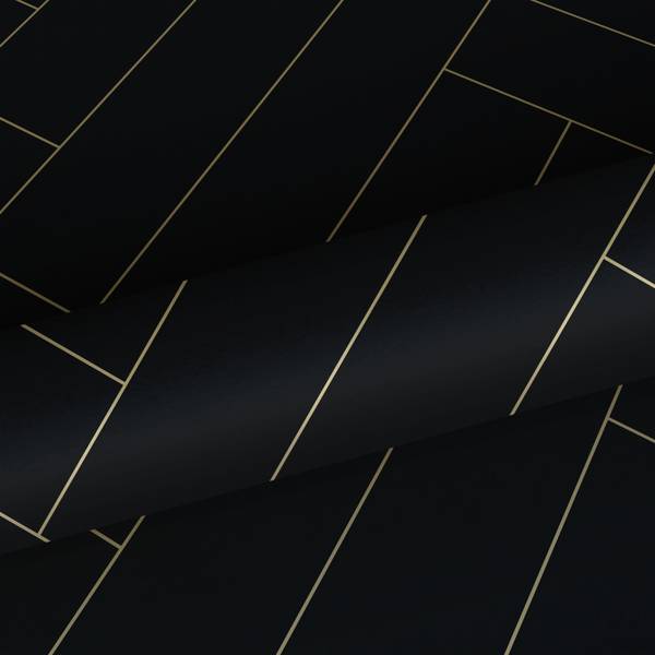 Tapete 139310 Schwarz - Fleece - 53 x 1005 x 53 cm