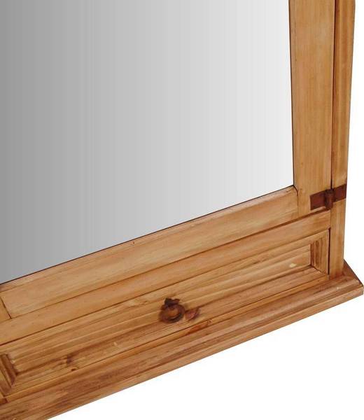 Schuhschrank Mexico Gelb - Kiefer - 70 x 190 x 41 cm