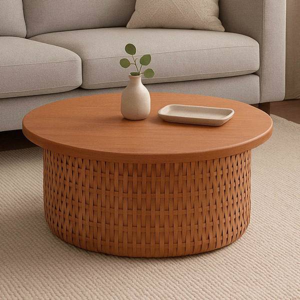 Couchtisch P15 Braun - Mahagoni - 75 x 36 x 75 cm