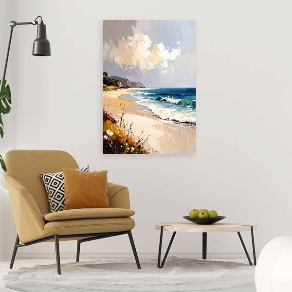 Wandbild meer strand meereslandschaft 80 x 120 cm