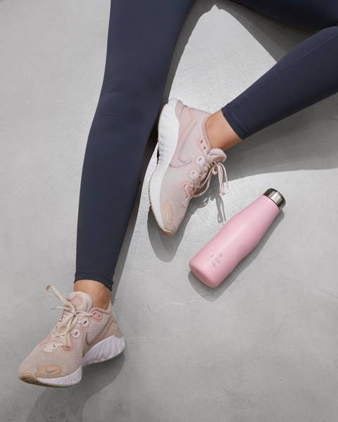 Thermosflasche Blossom Pink - Metall - 8 x 28 x 8 cm