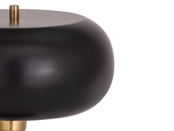 Tischlampe KERRY Schwarz - Gold - Metall - 26 x 50 x 26 cm