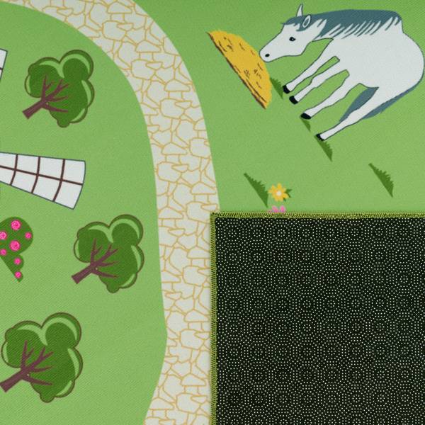 Kinderteppich Bino 560 Grün - Textil - 200 x 200 cm