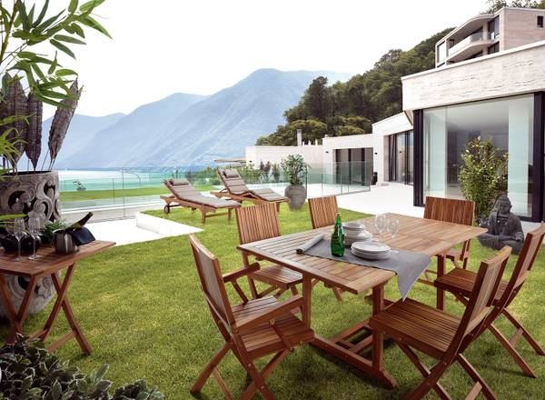 Klappstuhl Zen Irregular (2er set) Beige - Massivholz - 45 x 93 x 63 cm