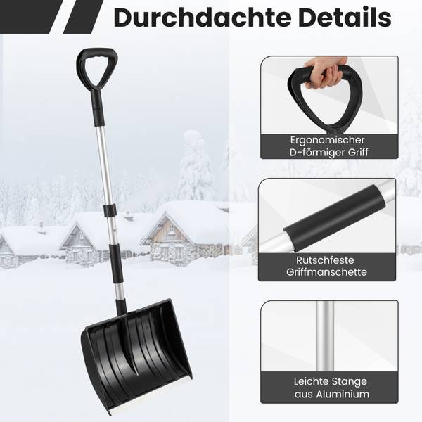 Schneeschaufel ZB34180 Schwarz