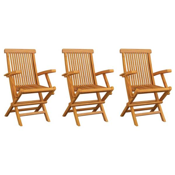 Gartenstuhl 3007214-2 (3er Set) Beige