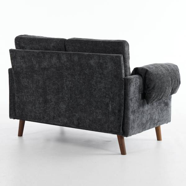 2-Sitzer-Sofa BenchBrown Schwarz